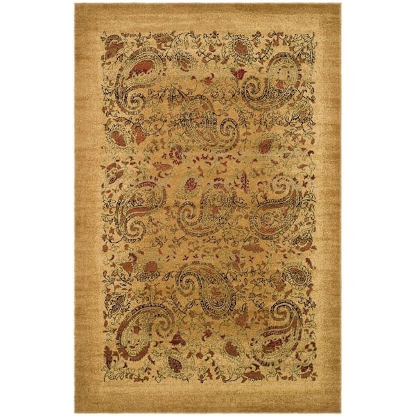SAFAVIEH Lyndhurst Beige/Multi 10 ft. x 14 ft. Border Area Rug