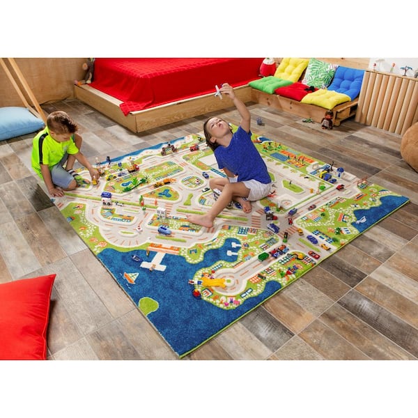  Kid Rug Maze Labyrinth Stone Walls Dungeon Escape Puzzle Game  Level Design Woven Area Rug with Tassels Patio Mat Carpet Boho Home Decor  Outdoor Living Room Kid Bedroom Playroom Nursery Rug