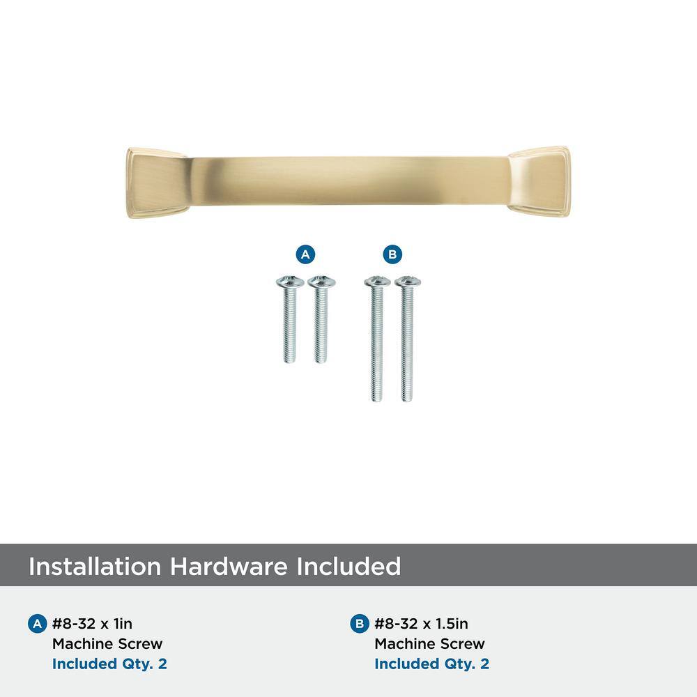 Champagne Bronze Traditional Cabinet Drawer Pull with Mounting Hardware