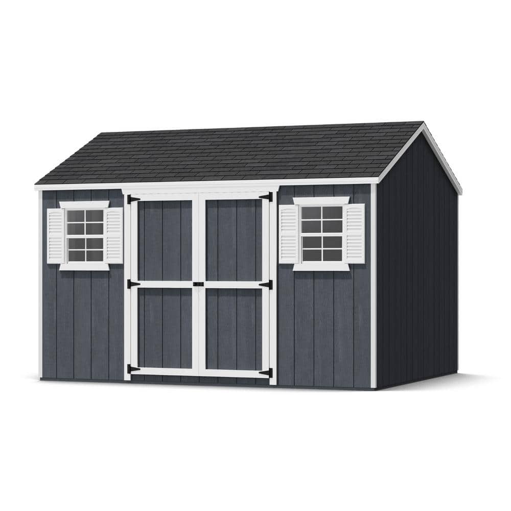 Value Workshop 10 ft. x 12 ft. Outdoor Wood Storage Shed Precut Kit with Operable Windows (120 sq. ft.) price history on PriceWatchPro