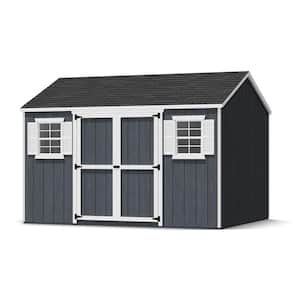 Value Workshop 10 ft. x 12 ft. Outdoor Wood Storage Shed Precut Kit with Operable Windows (120 sq. ft.)