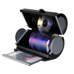 Black Disc Storage Manager for 80 Discs Total