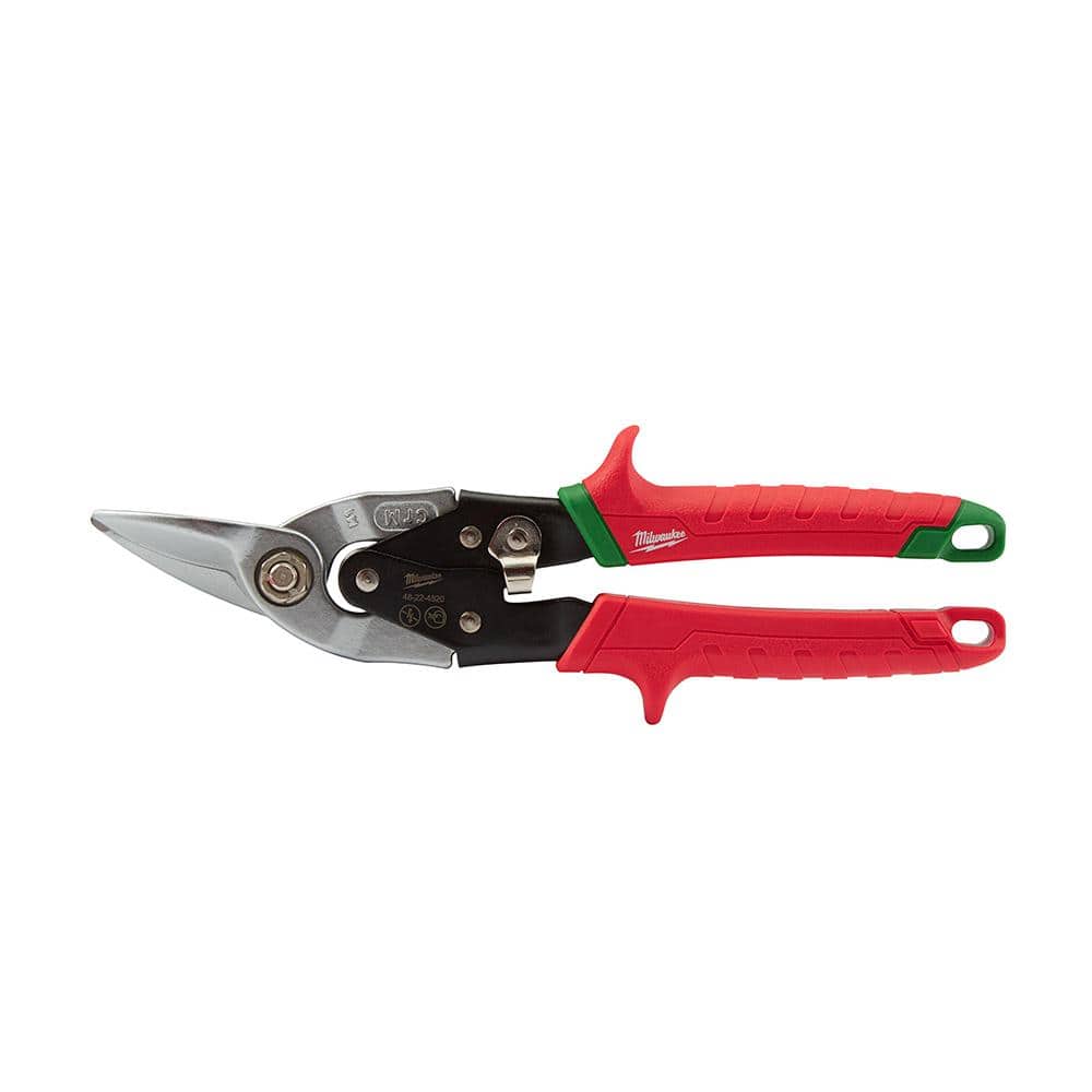 Right-Cut 10 Snips The Home 48-22-4520 in. Depot Milwaukee Aviation -