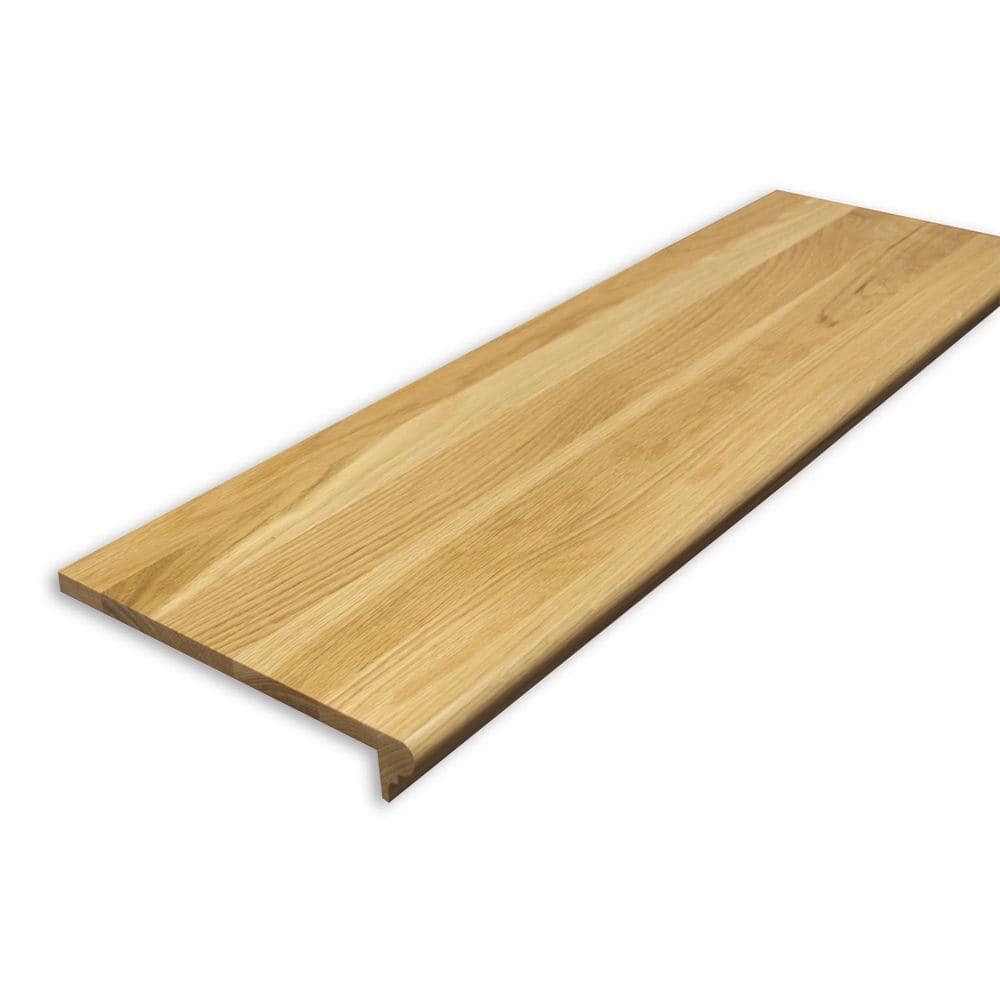 Retread 0.625 in. x 11.5 in. x 60 in. Prefinished Natural Red Oak No Return Stair Tread price history on PriceWatchPro