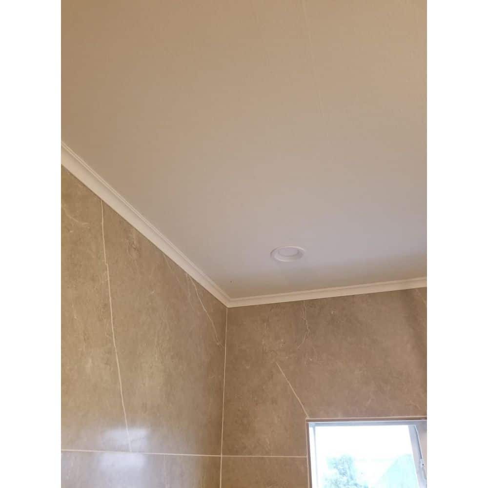 Primed White Polystyrene Crown Moulding Set of 7