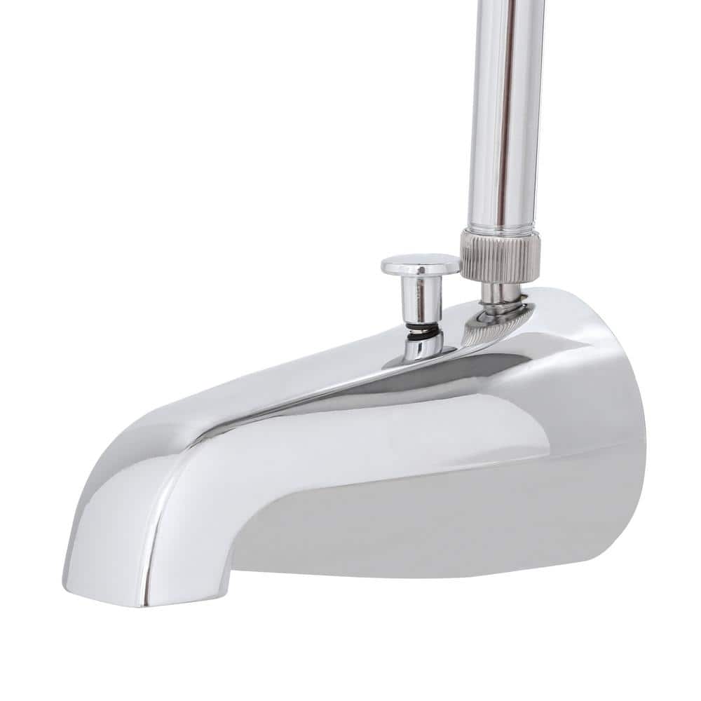 Chrome Polished Single Function Add-On Shower Unit