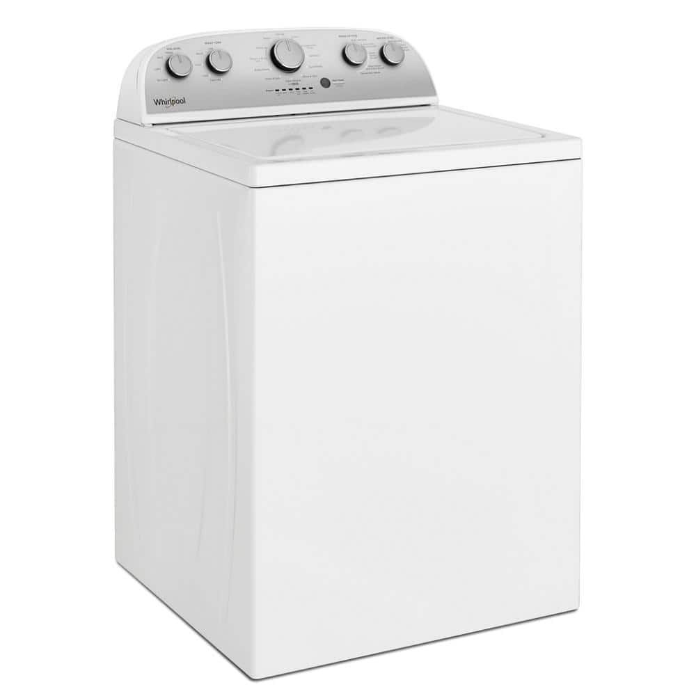 27.5 in. 3.8 cu. ft. High-Efficiency White Top Load Washing Machine with Soaking Cycles