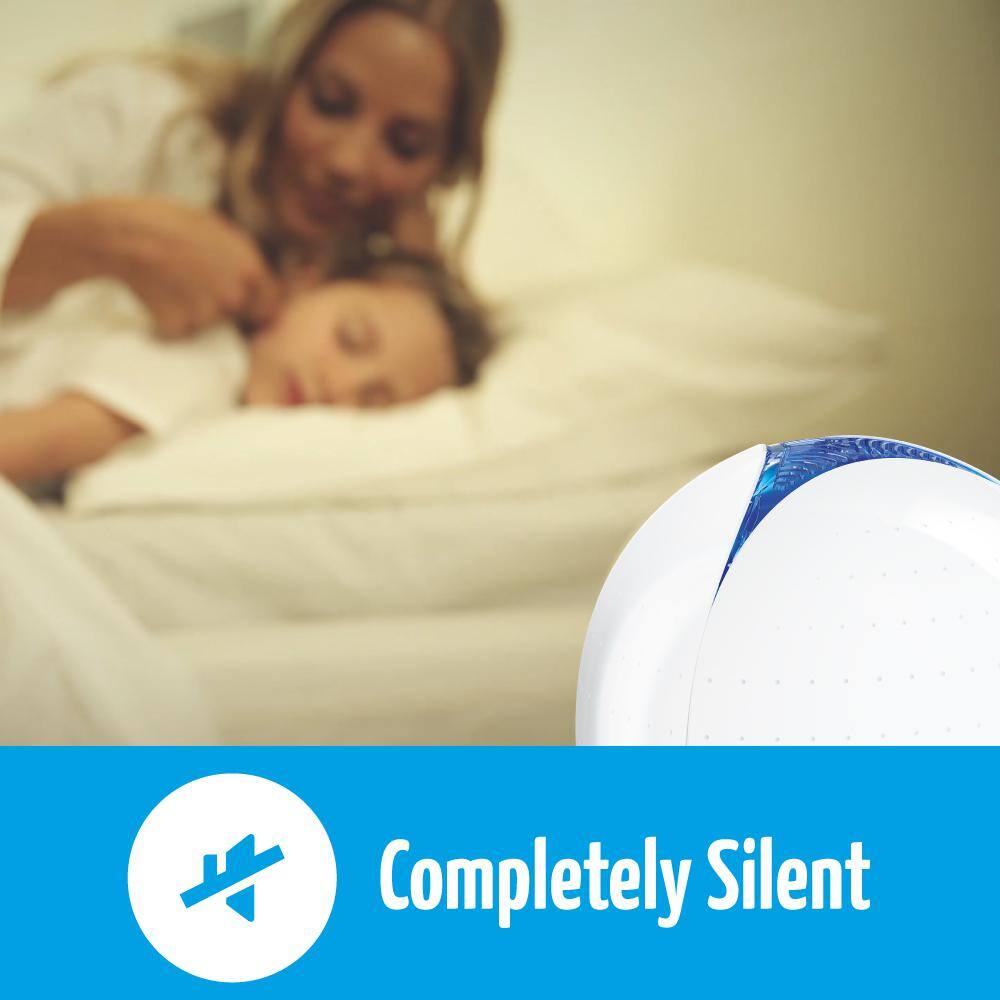 White Filter-Free Silent Air Purifier with Thermodynamic Technology