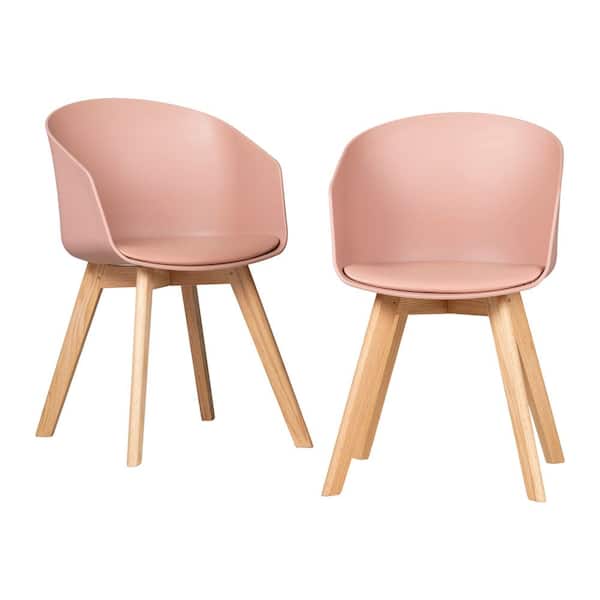 South Shore Flam Pink Chair (Set of 2)