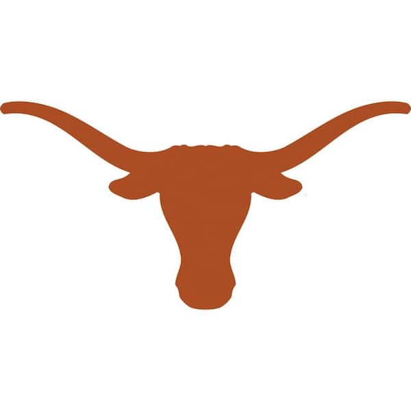 Fathead 51 in. x 26 in. Texas Longhorns Logo Wall Decal
