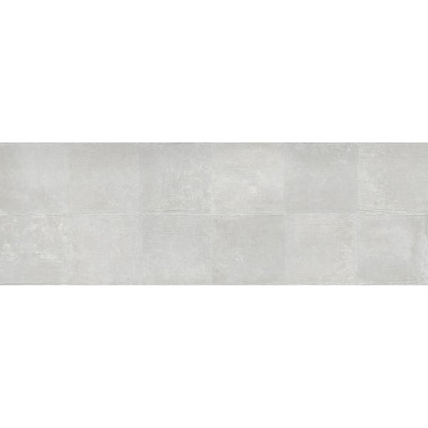 EMSER TILE Synergy Gray 15.67 in. x 47.17 in. Matte Patterned Look Ceramic Wall Tile ( 15.396 sq. ft./Case)