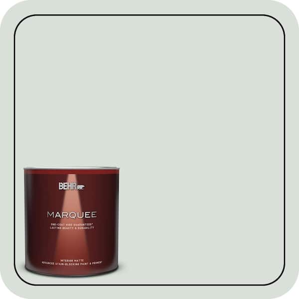 BEHR MARQUEE 1 qt. #N420-1 Juniper Breeze Matte Interior Paint & Primer