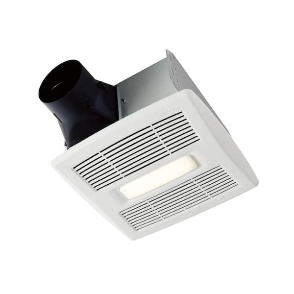 Broan-NuTone Flex Series 110 CFM 1.0 Sones Humidity Sensing Bathroom Exhaust Fan Light ENERGY STAR