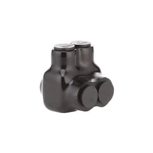 ASI 2 Port Double Sided Multi-Tap Connector, Black 2/0 - 6