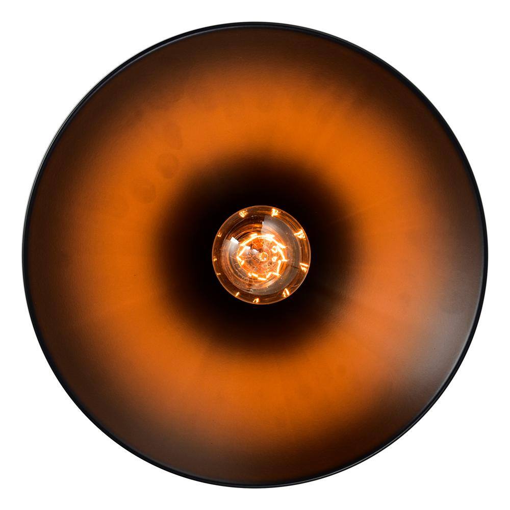 Brave Black Mini Pendant with Cone Shaped Shade