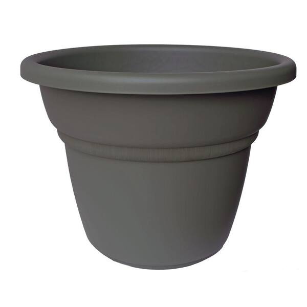 Bloem 28 in. Peppercorn Plastic Milano Planter (6-Pack)