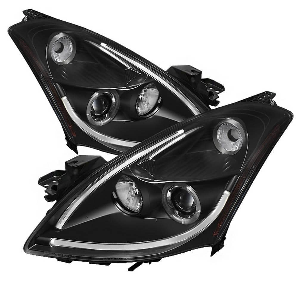Nissan Altima 4Dr 2010-2012 Projector Headlights - Light Tube DRL - LED Halo - Black price history on PriceWatchPro