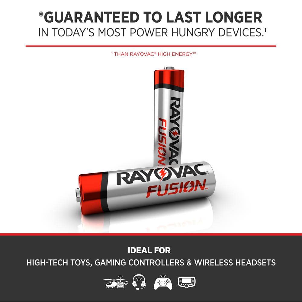 AA Fusion Alkaline Batteries (30-Pack)