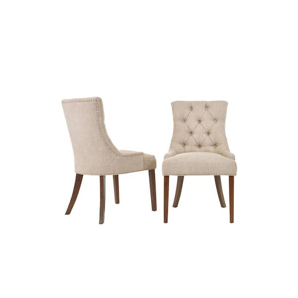 Tufted lydia upholstered online dining chairs