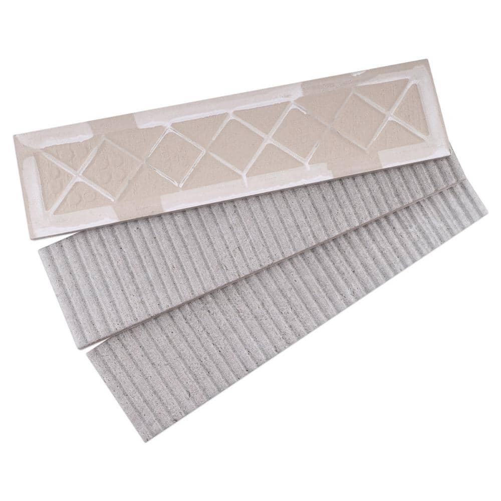 Gray 3x12 Matte Ceramic Brick Look Subway Wall Tile