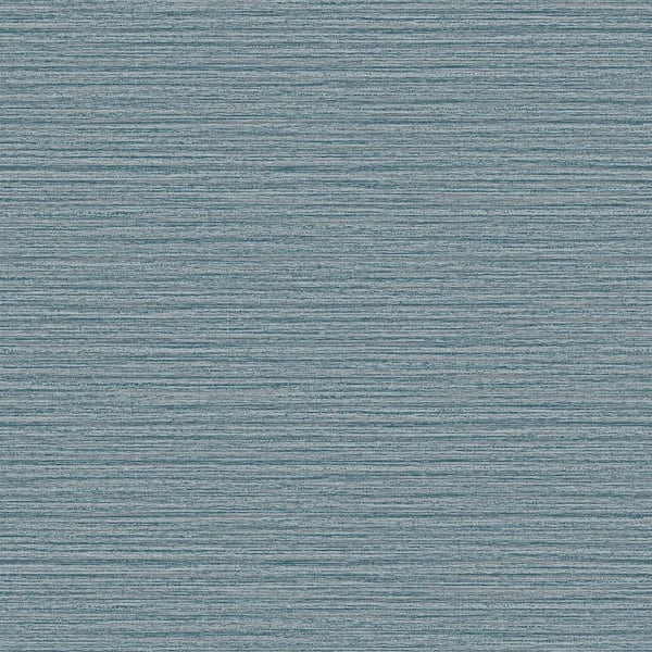 Advantage Hazen Shimmer Stripe Blue Non Pasted Non Woven Wallpaper Sample