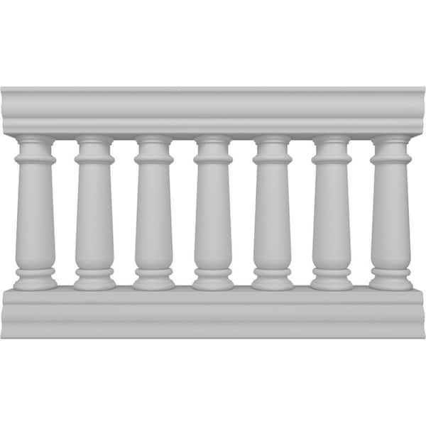 Fiberthane Wellington Balustrade 48 in. L x 32 in. H Fiberglass Railing Kit