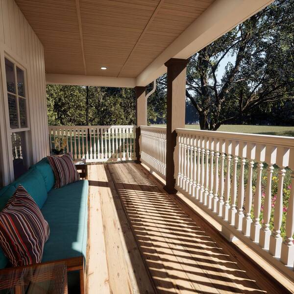 Ekena Millwork Endurathane 500 Series 36 in. H x 2.5 in. W White Resin Stair Baluster