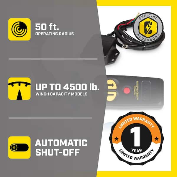 Wireless Remote Winch Kit for 2,000 lbs. - 4,700 lbs. Champion Winches