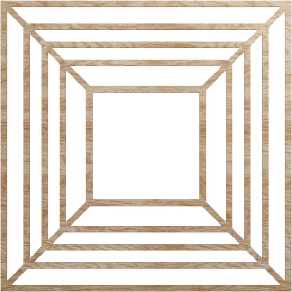 Ekena Millwork 0.375 in. x 32 in. x 32 in. Wood Medallion Moulding