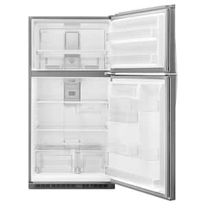 21.3 cu. ft. Top Freezer Refrigerator in Monochromatic Stainless Steel