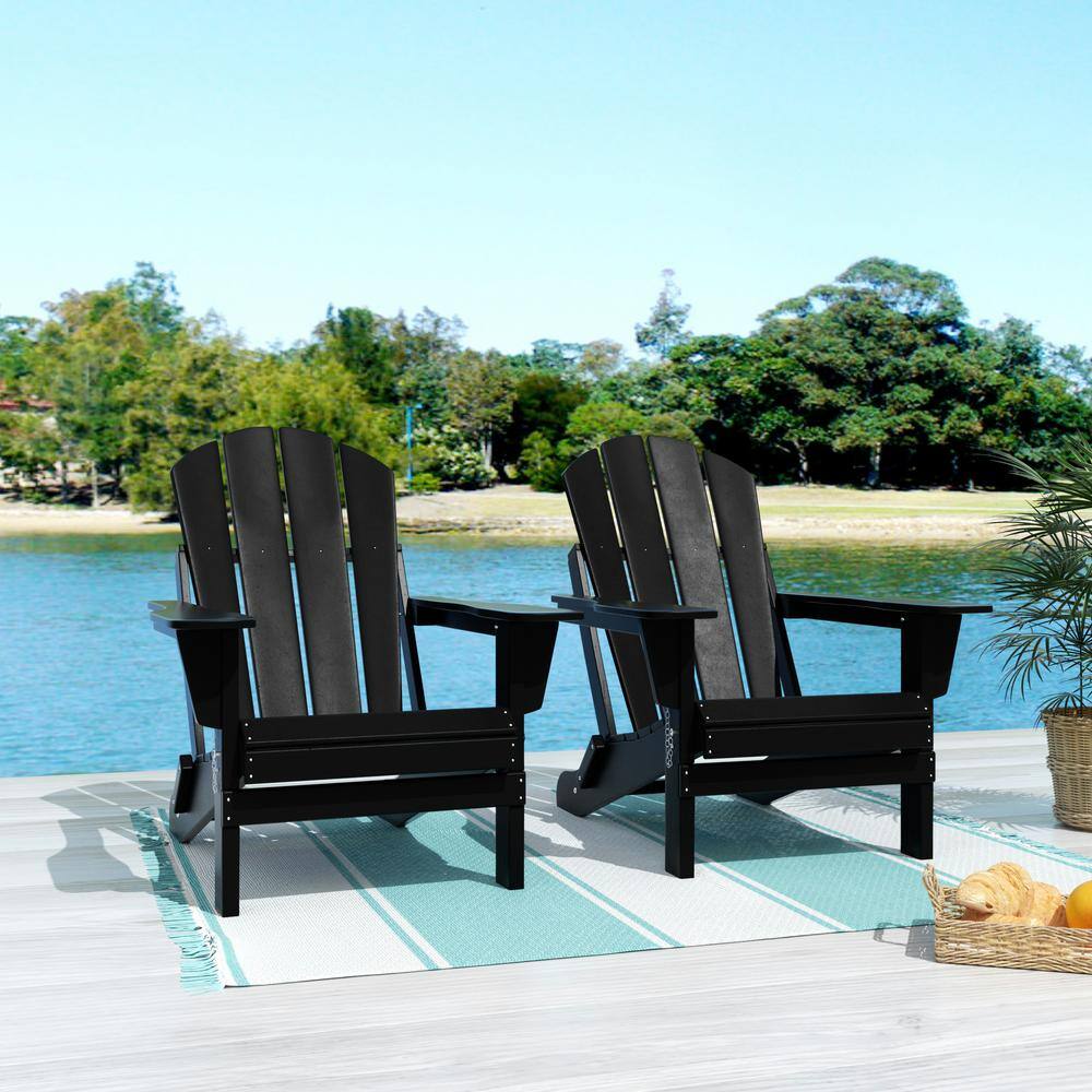 plastic adirondack chair set