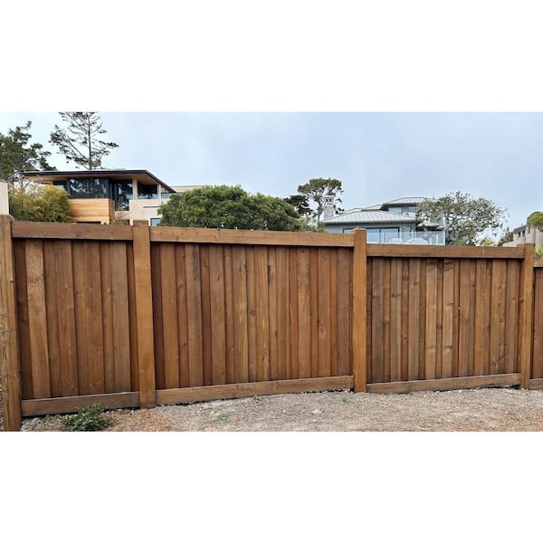 1.5-in x 3.5-in x 8-ft Redwood Wood Fence Rail