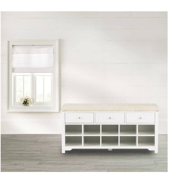 Home Decorators Collection White Bench