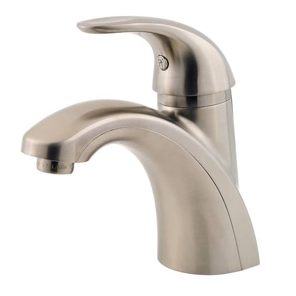 Pfister Parisa 4 in. Centerset Single-Handle Bathroom Faucet in Brushed Nickel