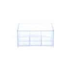 Mind Reader 6 Compartment Acrylic Tea Bag Storage Box 3 12 H x 7 12 W x 6  34 D Clear - Office Depot