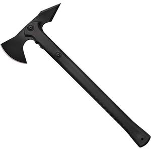 Trench Hawk Tactical Hunting Tomahawk Throwing Axe and Sheath, Black