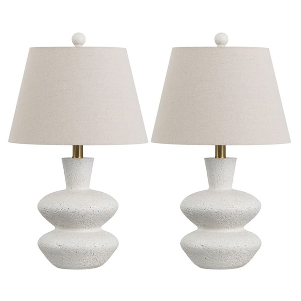 Mecca 21.5 in. Off White Table Lamp