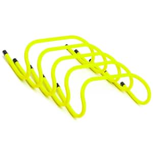 6 in. Soccer Training Adjustable Agility Speed Hurdles (Set of 5, Lime)