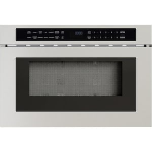 24 in. 1.2 cu. ft. Built-In Microwave Drawer in Stainless Steel