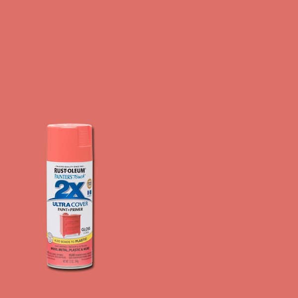 Rust-Oleum Painter's Touch 2X 12 oz. Gloss Coral General Purpose Spray Paint