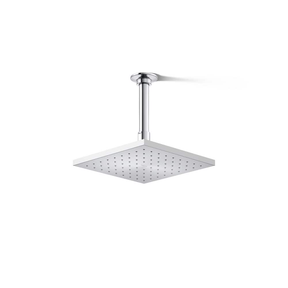 1-Spray Patterns 8 in. Ceiling Mount Rain Fixed Shower Head in Polished Chrome price history on PriceWatchPro