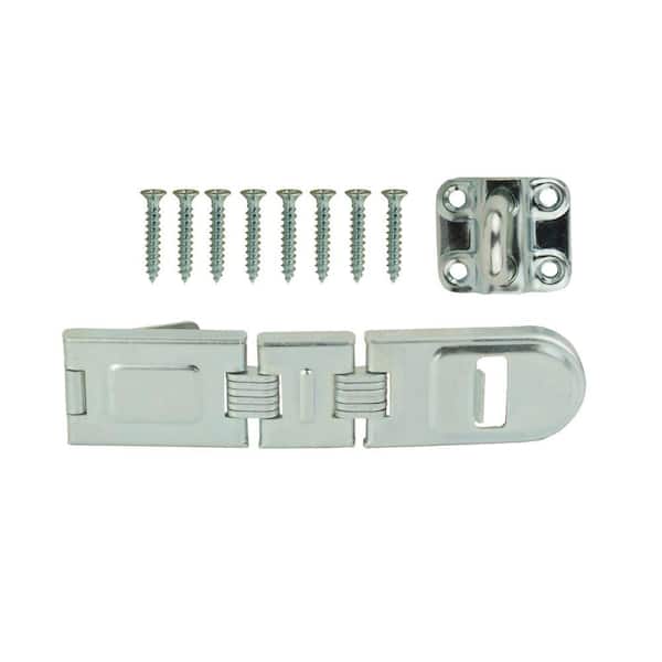 Everbilt 7-3/4 in. Zinc-Plated Double Hinge Safety Hasp
