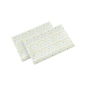Evie 2-Piece Yellow Cotton Standard Pillowcases