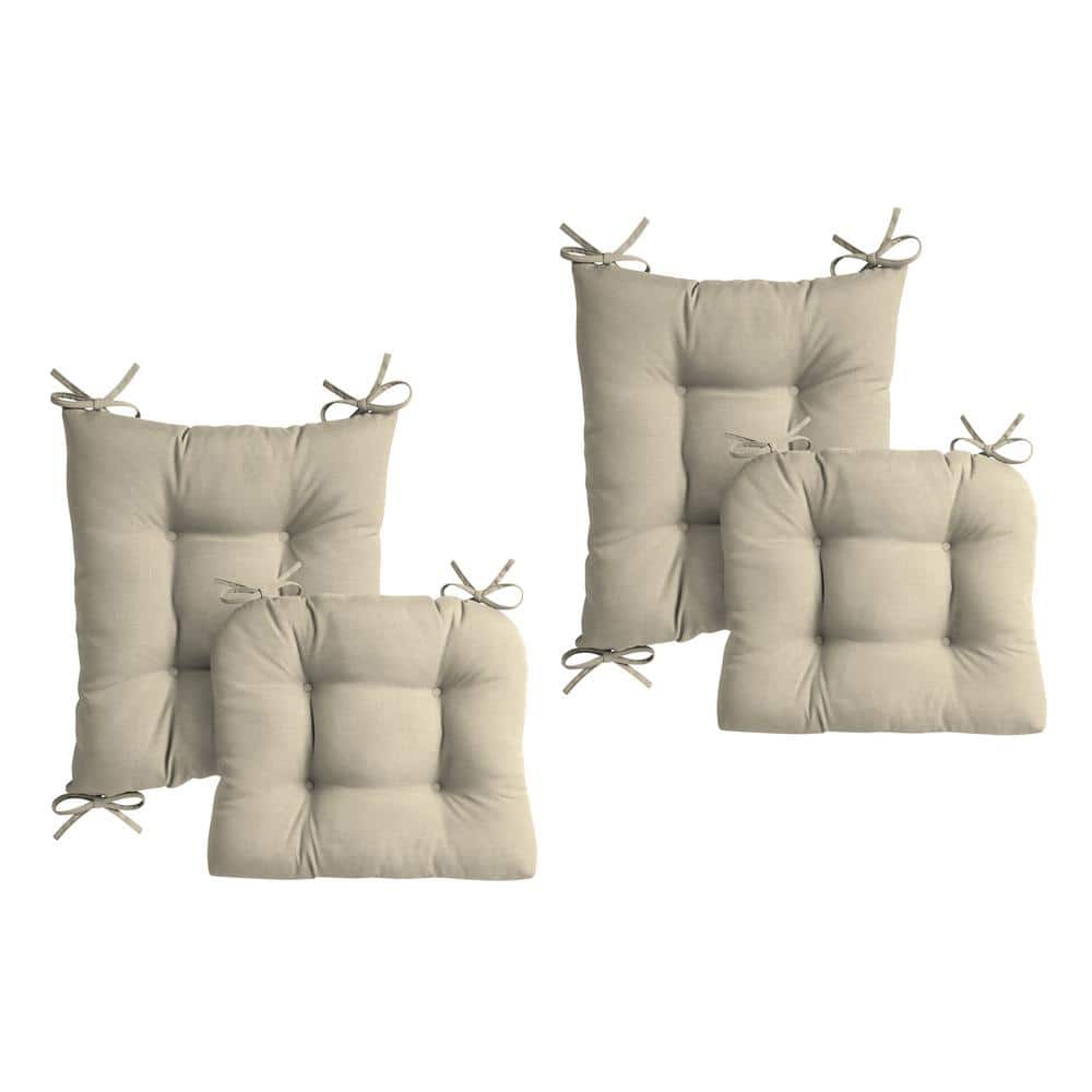 Plush Indoor/Outdoor Rocking Chair Cushion Set, 2-Pack, Tufted Cushion for Rocking Chairs Tan Leala price history on PriceWatchPro