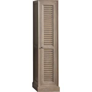 Savannah/Providence Assembled 15.75 in. W x 65 in. H 15.25 in. D Base Cabinet in Driftwood