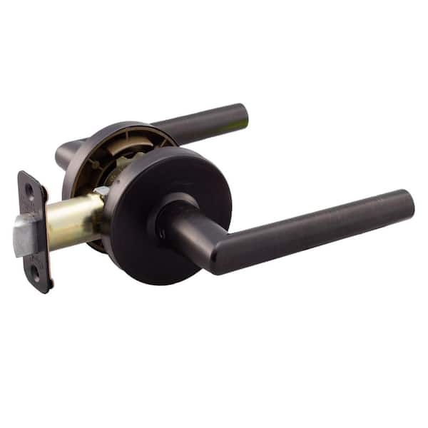 Copper Creek Contemporary Zane Black Hall/Closet Door Lever