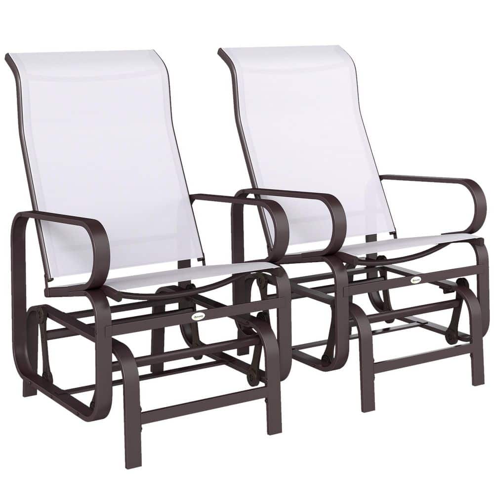 Black Steel Mesh Outdoor Glider Chair Set price history on PriceWatchPro