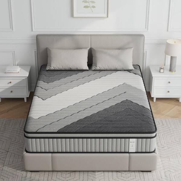 Full Medium Hybrid 12 in. Bed-in-a-Box Mattress with Spinal Support and Reinforced Edge Support