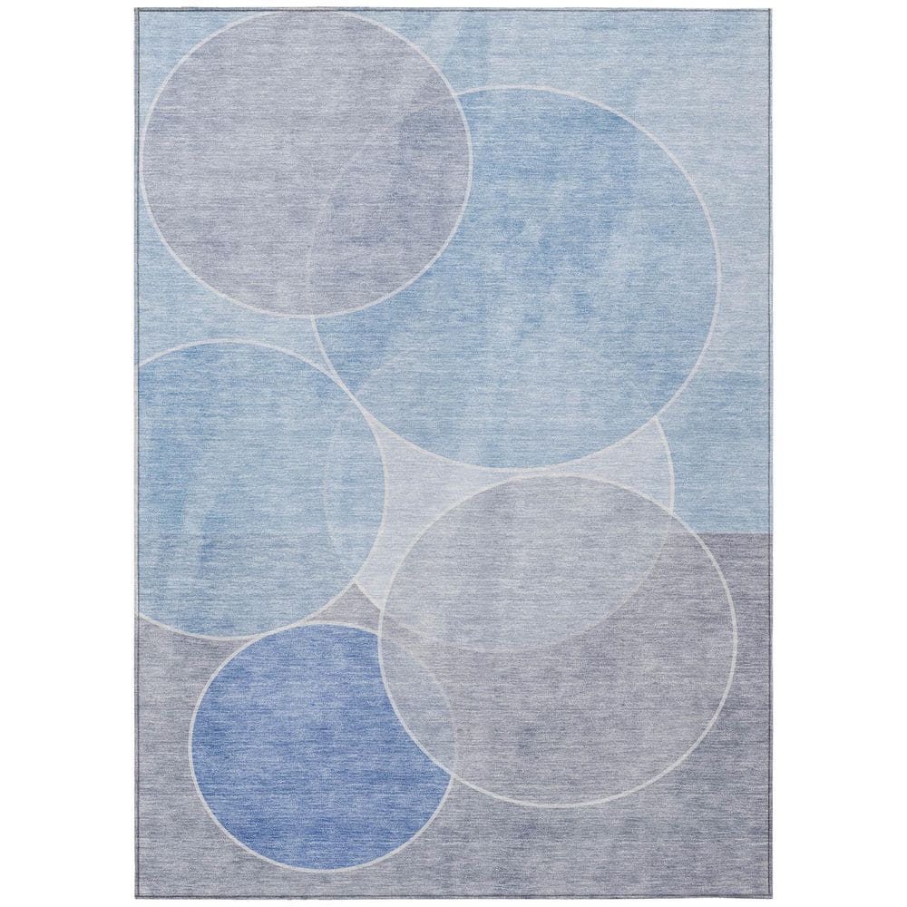 Chantille Machine Washable Indoor/Outdoor Abstract ACN2746 Sky 10 ft. x 14 ft. Area Rug price history on PriceWatchPro