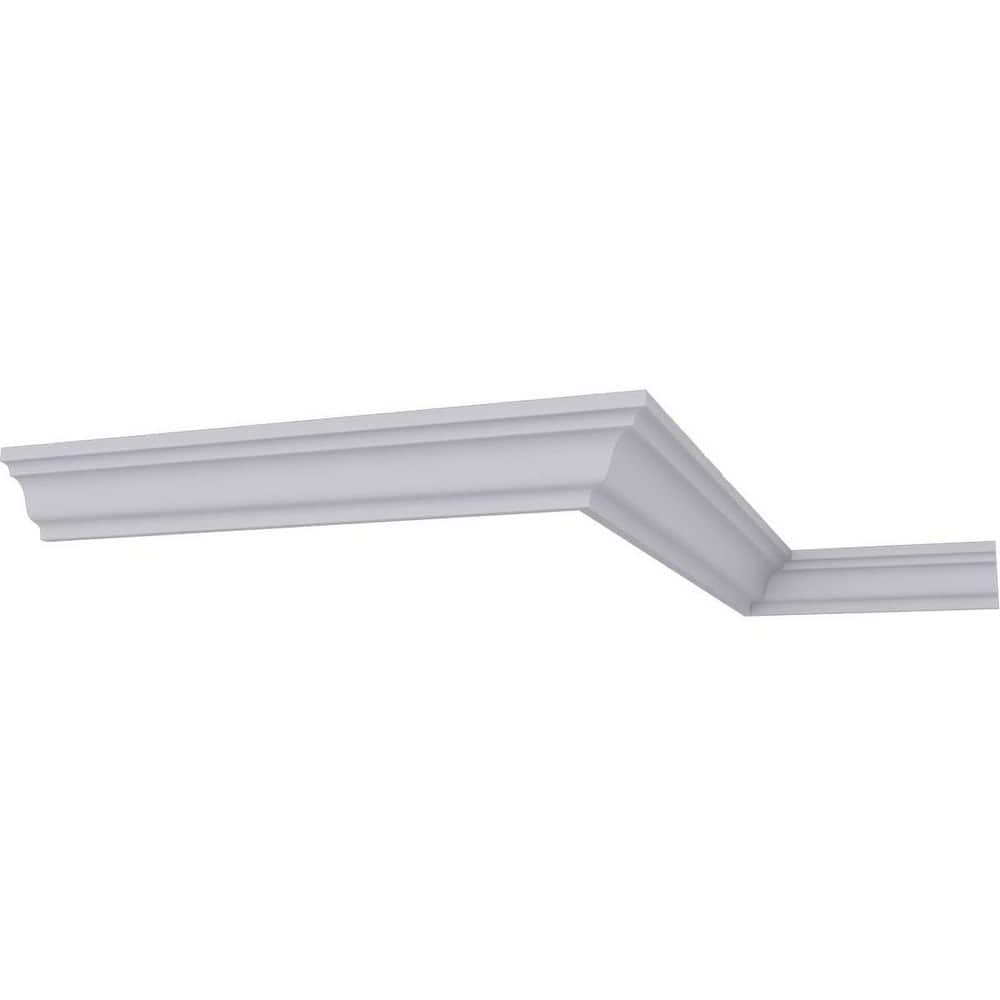 3/4 in. H x 3/4 in. P x 94-1/2 in. L (1 in. Repeat) Polyurethane Hillsborough Traditional Smooth Crown Moulding (2-Pack) price history on PriceWatchPro